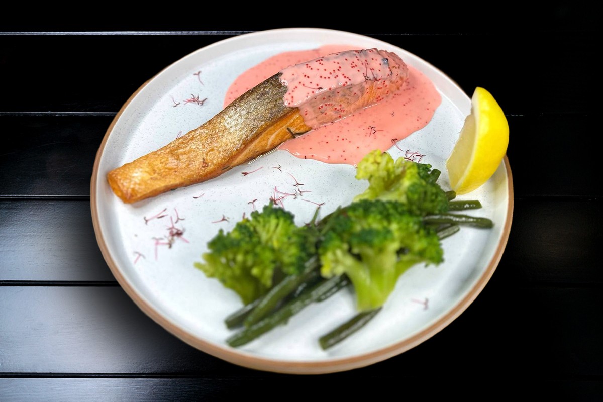 Стейк з лосося