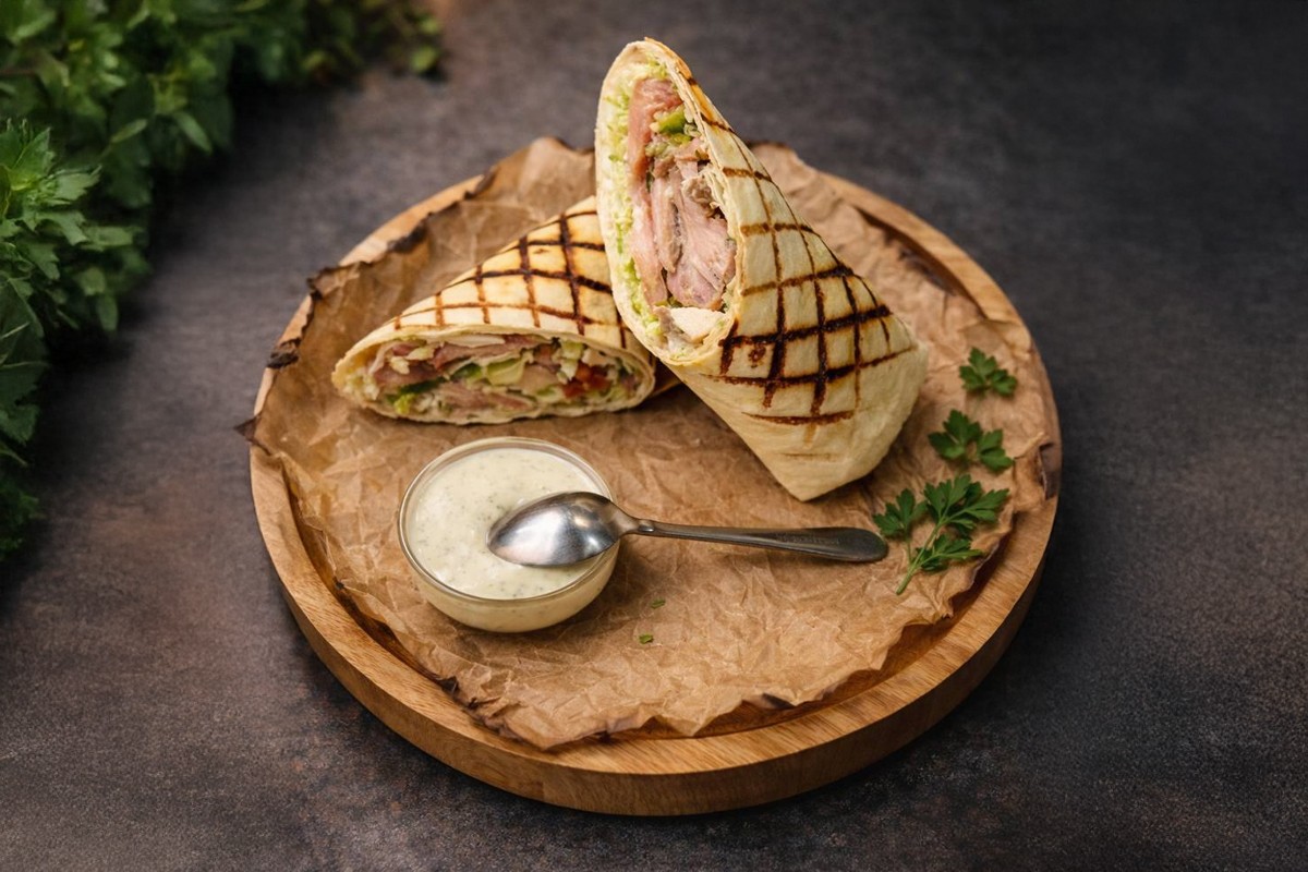Шаурма з грильованою курочкою